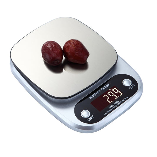 BOH-C305 Kitchen Stainless Steel LCD Electronic Scale, Specification: 3kg/0.1g by buy2fix