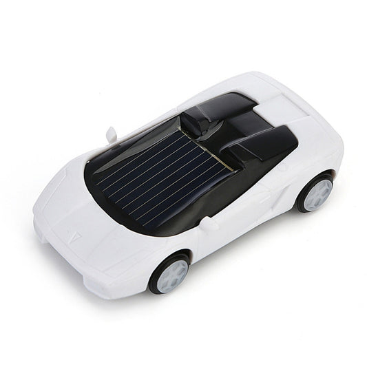 3PCS Solar Toys Car Powered Mini Car Racer Toy For Kids(White) by buy2fix