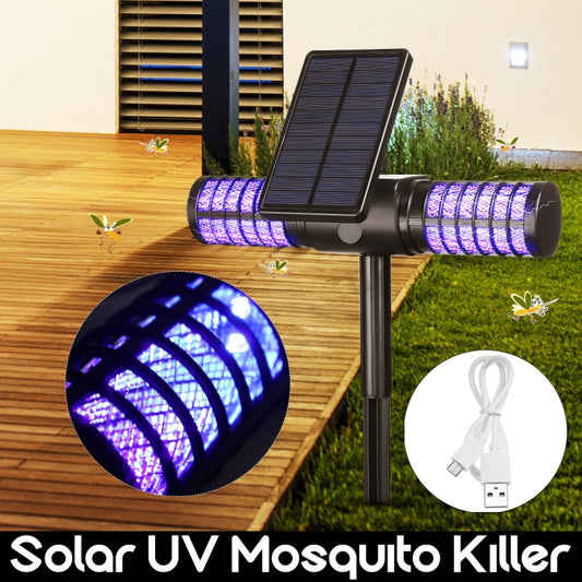 Solar Mosquito Killer Outdoor Waterproof Garden Light Villa Outdoor Mosquito Trap by buy2fix