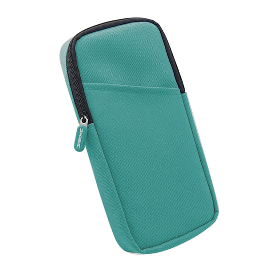 Mini Host Storage Case Zipper Protection Nylon Soft Cloth Bag for Switch Lite(Green Blue) by buy2fix