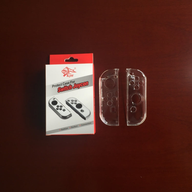 Transparent PC Protective Cover Handle Crystal Case for Switch Game Controller by buy2fix