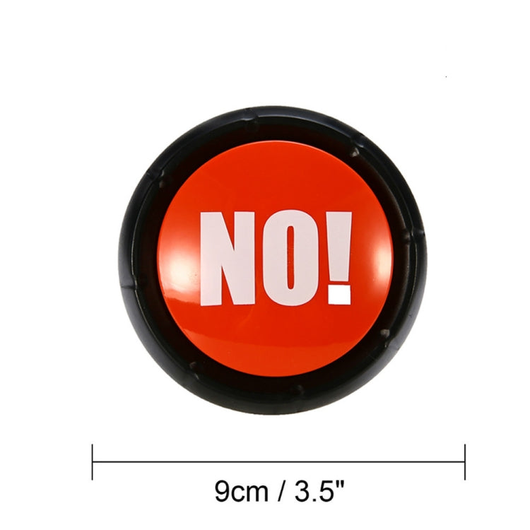 3 PCS Party Knowledge Quiz Game Electronic Squeeze Sound Box Answer Toy, Specification:Red with Light BULLSHIT by buy2fix