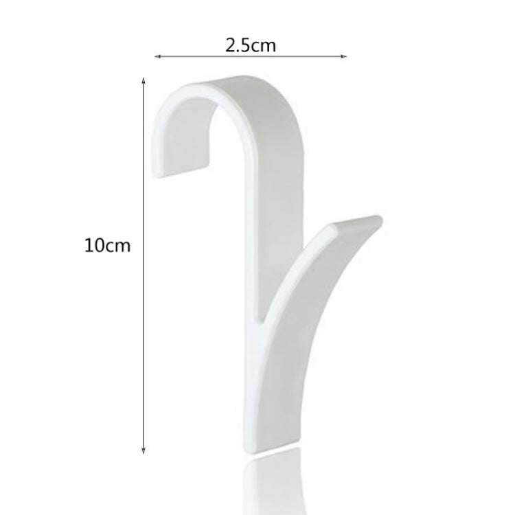 Towel Rail Hanging Bathroom Plastic Hook Rack by buy2fix