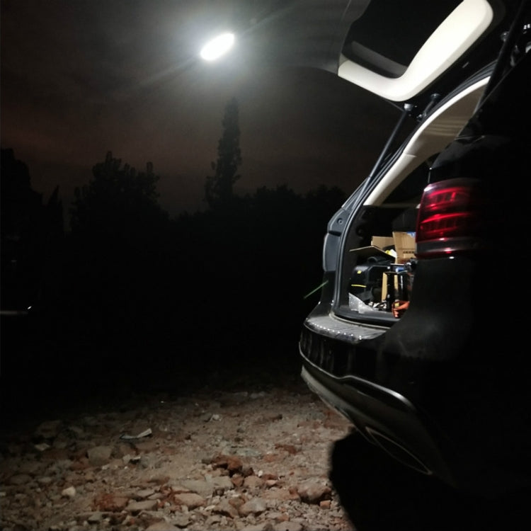 Multi-functional with Magnet Charging Rotary Zoom Turn Work Light Glare Flashlight, XPE Charging Section US Plug(Silver) by buy2fix