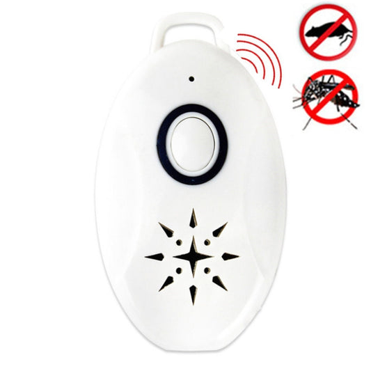 Mini Portable Outdoor Ultrasonic Repellent Anti-insect Anti-mouse for Camping Outdoor Activities(White) by buy2fix