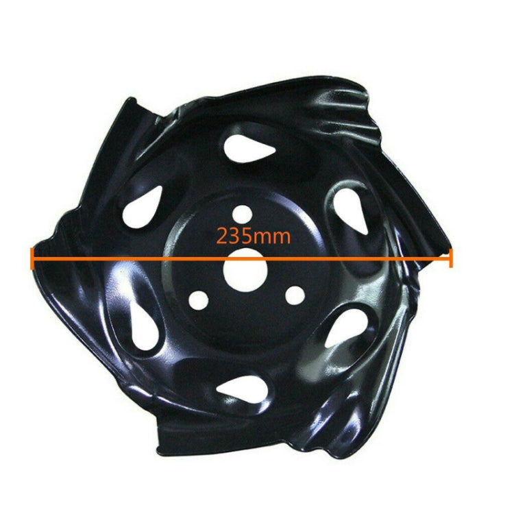 Alloy Dragon Claw Plate Hit Grass Pine Soil Mower Accessories(Black) by buy2fix