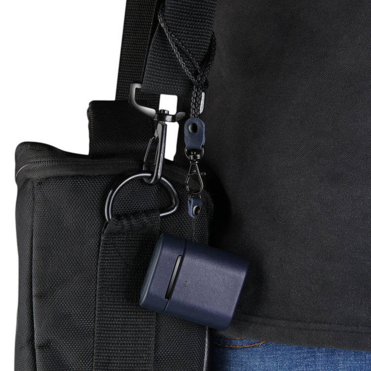 Wireless Earphone Protective Shell Leather Case Split Storage Box For Airpods Pro( Green) by buy2fix