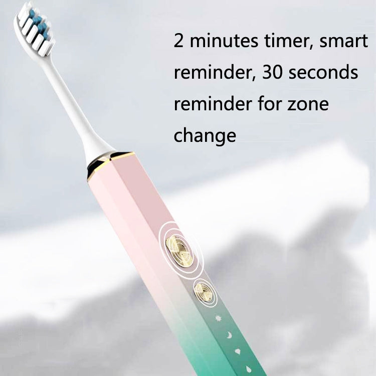 V6 Adult Magnetic Levitation Sonic Household Smart Electric Toothbrush Couple Soft Toothbrush, Style: Charge Model(Magic Blue) by buy2fix