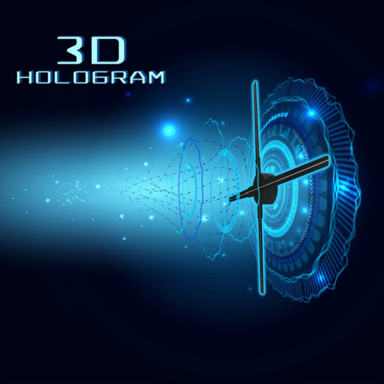 56CM KY-4 WIFI Holographic 3D Fan Shape LED Advertising Machine, Resolution: 1024 x 638 Pixels, Plug Type:UK Plug by buy2fix