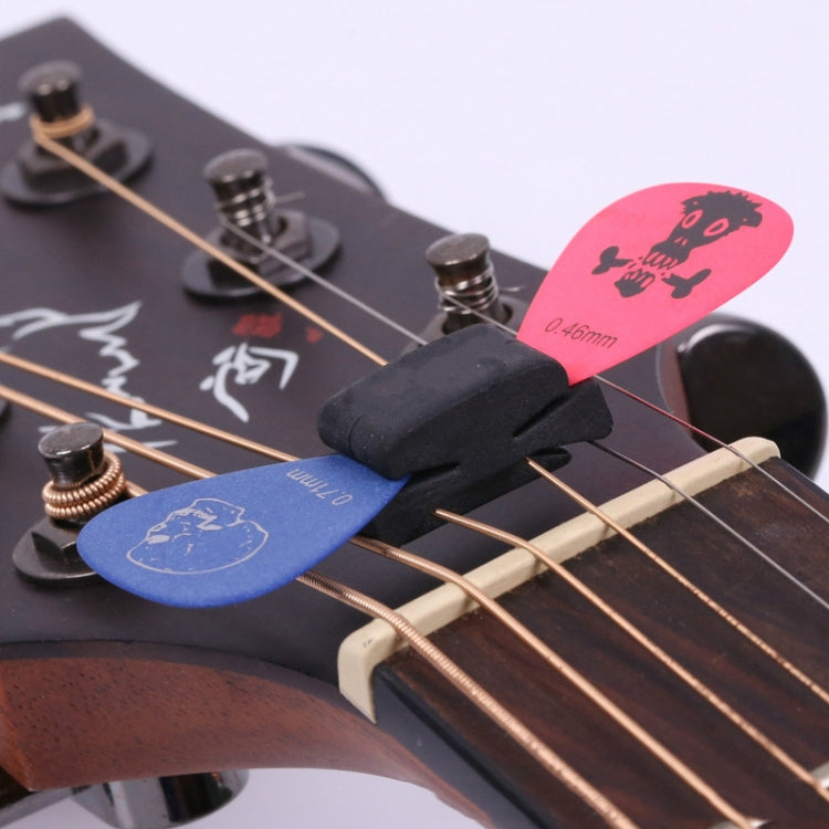 10pcs Alice A010CP Tubber Guitar Pick Cip and String Head Clip(Black) - String Instrument Accessories by Alice | Online Shopping UK | buy2fix