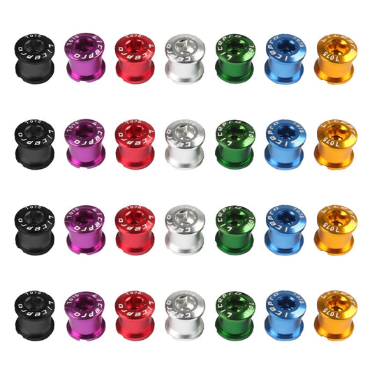 5 PCS Litepro Mountain Bike Bicycle Plate Nail Sprocket Plate Screw Folding Bike Modified Single Plate Nail(Red) - Screws by Litepro | Online Shopping UK | buy2fix