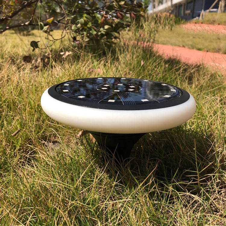 LED Solar Buried Lamp Stainless Steel Outdoor RGB Grass Garden Light by buy2fix