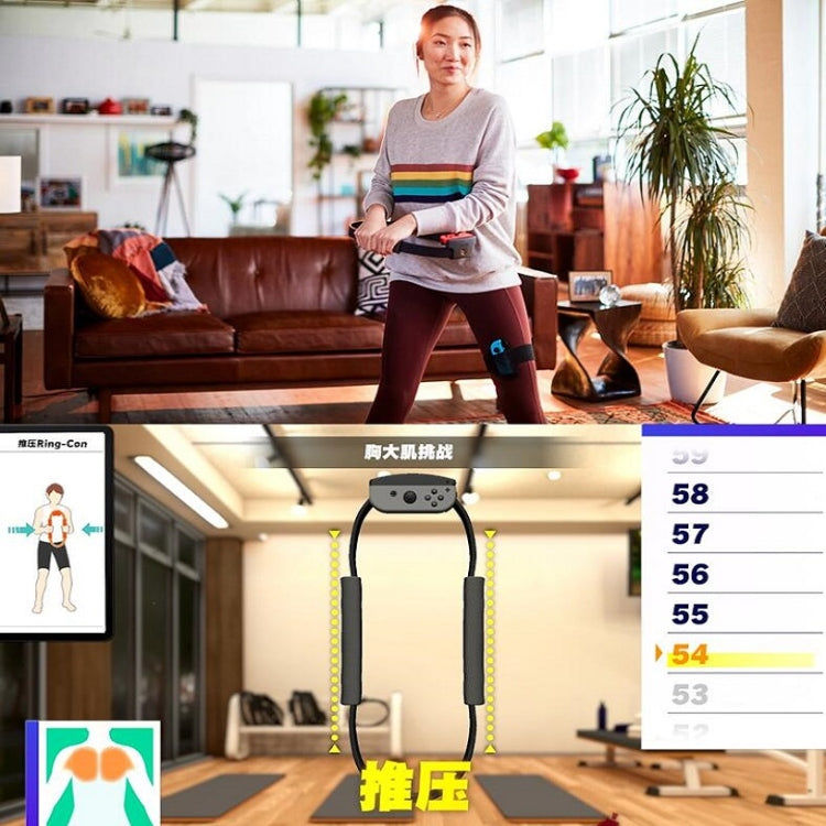 Game Fitness Ring Sports Fitness Ring + Leg Strap For Nintendo NS by buy2fix