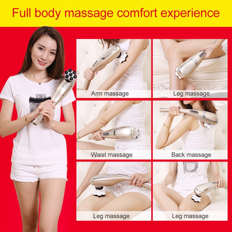 Rechargeable Dolphin Massager Electric Cervical Massage Stick A15 Charging, Plug Type:EU Plug by buy2fix