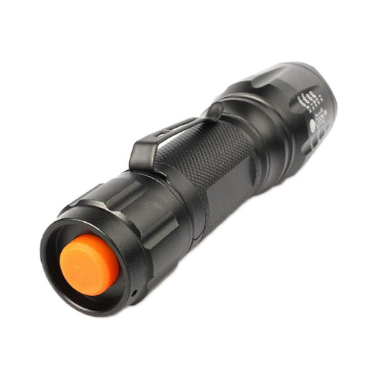 T02 Pen Clip Mini Flashlight T6 Telescopic Zoom Led Flashlight Outdoor Waterproof Long Shot Glare Flashlight by buy2fix