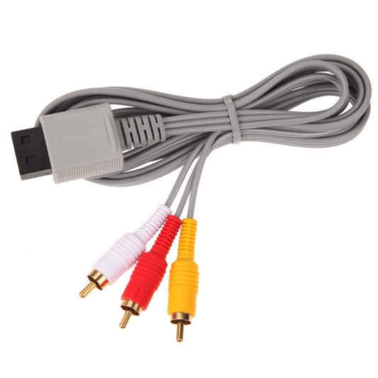 1.8m Component cable Audio Video AV Composite 3 RCA Cable for sharpest video Main 480p video output for Nintendo Wii console - Adapter & Cables by buy2fix | Online Shopping UK | buy2fix