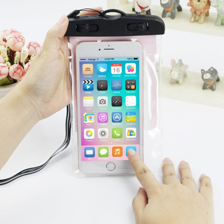 10 PCS Outdoor Diving Swimming Creative Cartoon Touch Screen Transparent PVC Mobile Phone Waterproof Bag Color Random Delivery by buy2fix