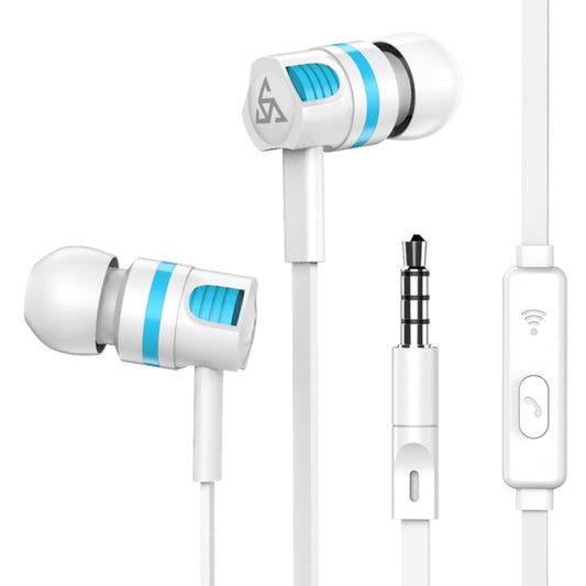Super Bass Stereo Earphone with Microphone for Samsung / Xiaomi Mobile Phone(White Earphone) by buy2fix