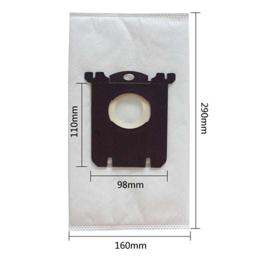 10pcs Vacuum Cleaner Bags Dust Bag Accessories White for Electrolux Philip Tornado Vacuum Cleaner filter and S-BAG(White) by buy2fix