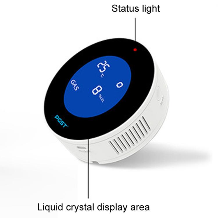 Gas Detector Alarm Leakage Sensor Natural Gas Leak Detector(Common On-site Audible and Vision Alarm) - Smoke Gas Detector by buy2fix | Online Shopping UK | buy2fix