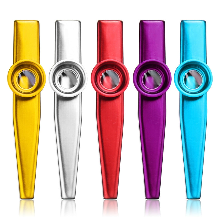 10 PCS Metal Kazoo Children Accompaniment Instrument(Red) - Wind Instrument Accessories by buy2fix | Online Shopping UK | buy2fix
