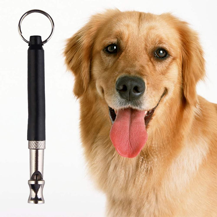 Pet Dog Obedience Quiet Training Ultrasonic Supersonic Sound Pitch(Black) by buy2fix