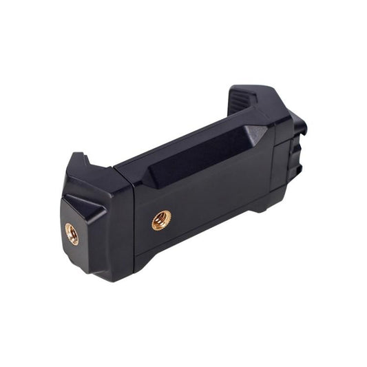 Live Broadcast Tripod Mount Phone Clamp with 1/4 inch Screw Holes & Cold Shoe Base by buy2fix
