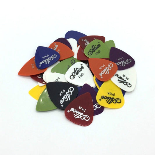 Alice 50 PCS ABS Electric Guitar Picks, Random Color Delivery, Surface:Mirror, Size:1.5mm - String Instrument Accessories by Alice | Online Shopping UK | buy2fix