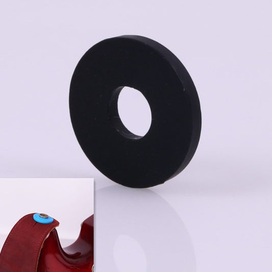 10 PCS No Word Version Silicone Guitar Strap Buckle Tail Stud(Black) - String Instrument Accessories by buy2fix | Online Shopping UK | buy2fix