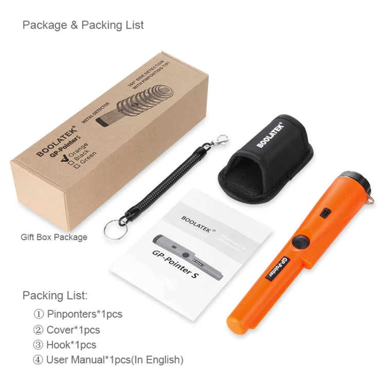 Goint S Metal Detector Gold Detector Pointer Pinpointing(Orange) Random Package Delivery - Metal Detector by Goint | Online Shopping UK | buy2fix