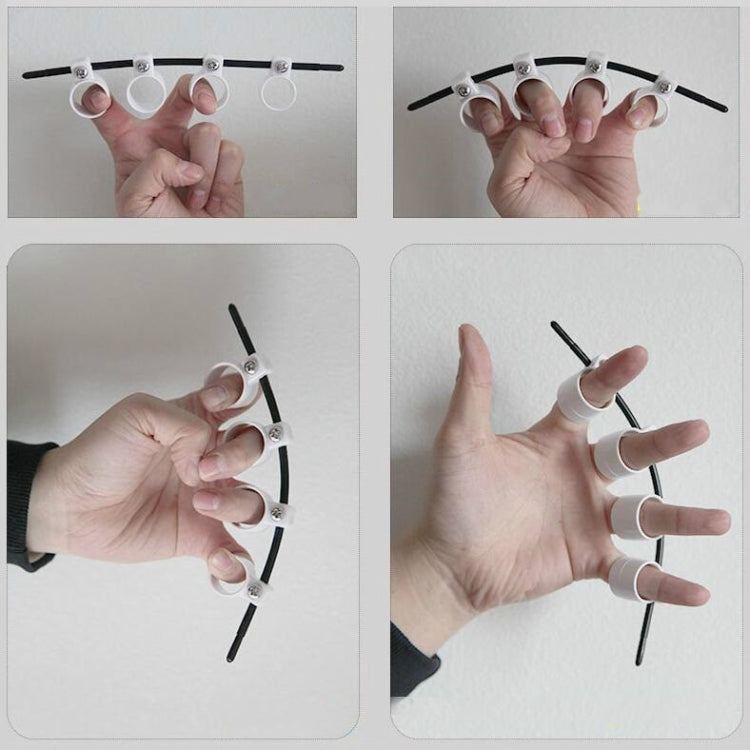 Four-finger Finger Expander Guitar Ukulele Piano Span Practice Finger Cover, Specification:Standard Bold Edition(White) - String Instrument Accessories by buy2fix | Online Shopping UK | buy2fix