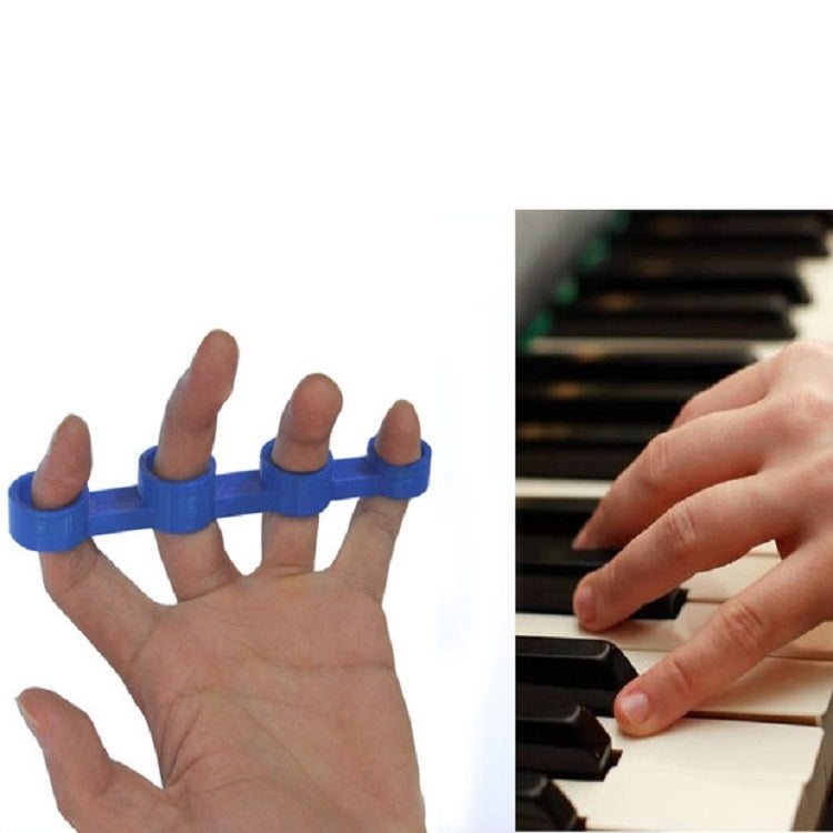 Guitar Finger Expansion Finger Force Device Piano Span Practice Finger Sleeve, Specification:Medium(Blue) by buy2fix