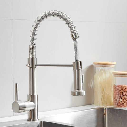 Kitchen Faucet Hot & Cold Water Tank Valve Sink Faucet, Specification: Brushed Model by buy2fix