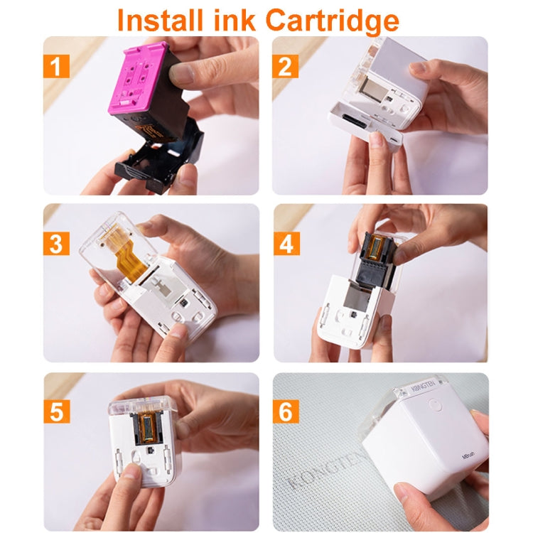 Mbrush Handheld Printer Custom Content Portable Full Color Inkjet Printer with Ink Cartridges by buy2fix