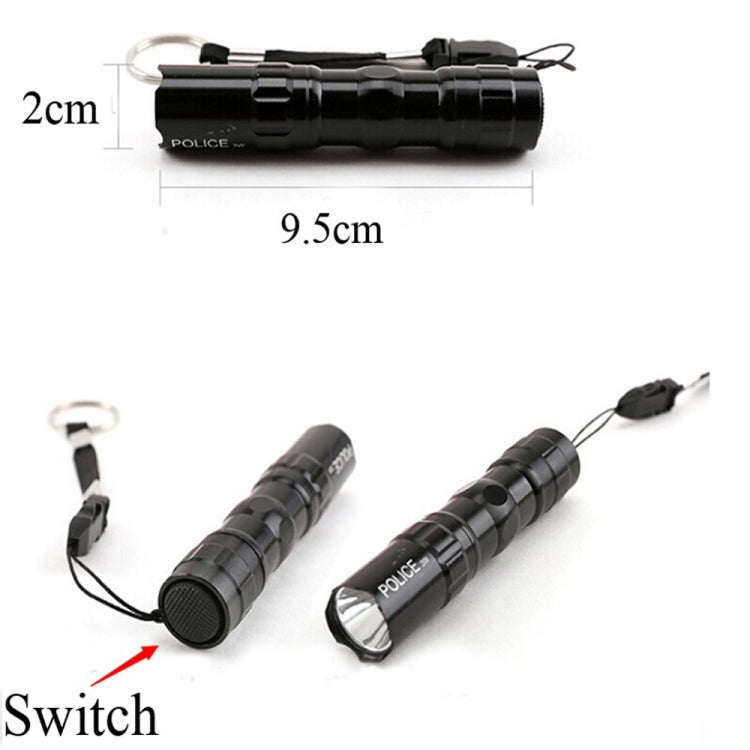 Mini Super Bright Flashlight Waterproof Small Torch Light with Keychain by buy2fix