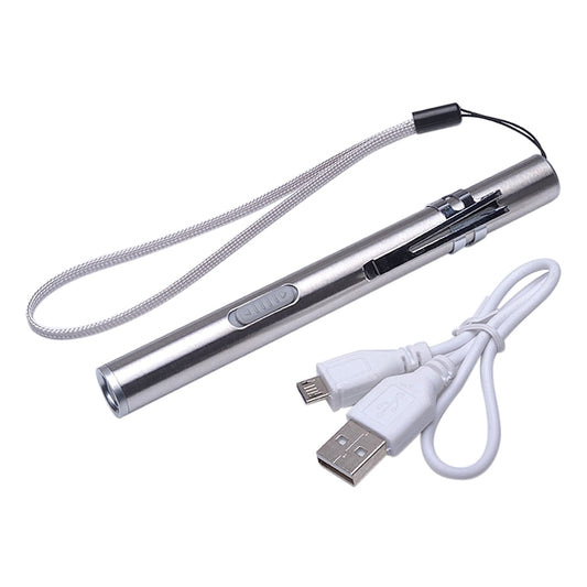 Pen Design USB Rechargeable Flashlight Powerful Mini LED Lamp by buy2fix