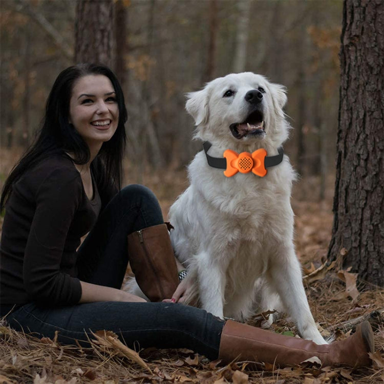 Automatic Voice Control Bark Arrester Collar Pet Supplies Trainer(White) by buy2fix