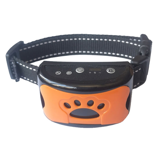 Rechargeable Waterproof Intelligent Identification Automatic Lock Bark Stop(Orange) by buy2fix