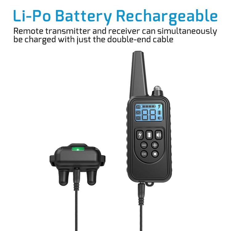 Bark Stopper Pet Supplies Collar Remote Control Collar Dog Training Device, Style:880-2 by buy2fix