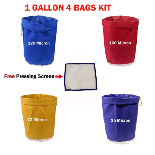 4 PCS / Set 1 Gallon Plant Residue Filter Bag by buy2fix