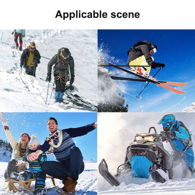 Winter Thermal Ski Gloves Outdoor Waterproof Velvet Gloves Thickening Touch Screen Motorcycle Gloves, Size: L(Red) - Locomotive Gloves by buy2fix | Online Shopping UK | buy2fix