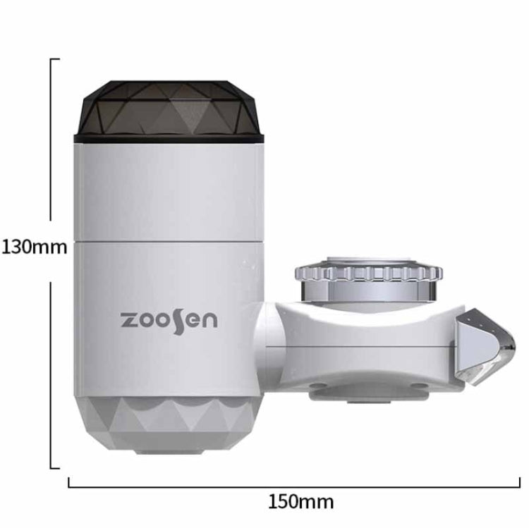 Zoosen Electric Hot Water Faucet Connection Type Instant Hot Water Faucet CN Plug, Style:White + Leak Protection by zoosen