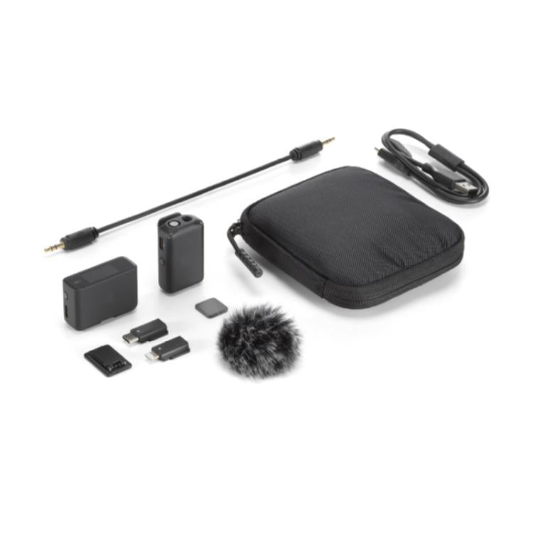Original Wireless Transmission With OLED Touch Screen For DJI Mic, Model:1 Transmitters 1 Receiver by DJI