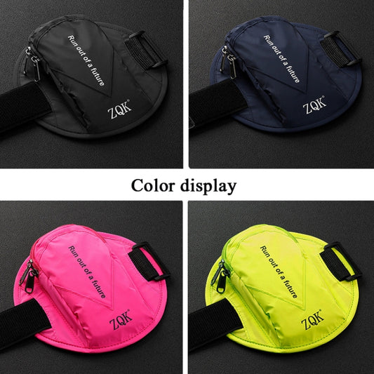 ZQK Sports Reflective Arm Bag Night Running Mobile Phone Arm Bag Is Suitable For Mobile Phones Under 6 Inches(Rose Red) - 4.0 ~ 5.5 inch by buy2fix | Online Shopping UK | buy2fix