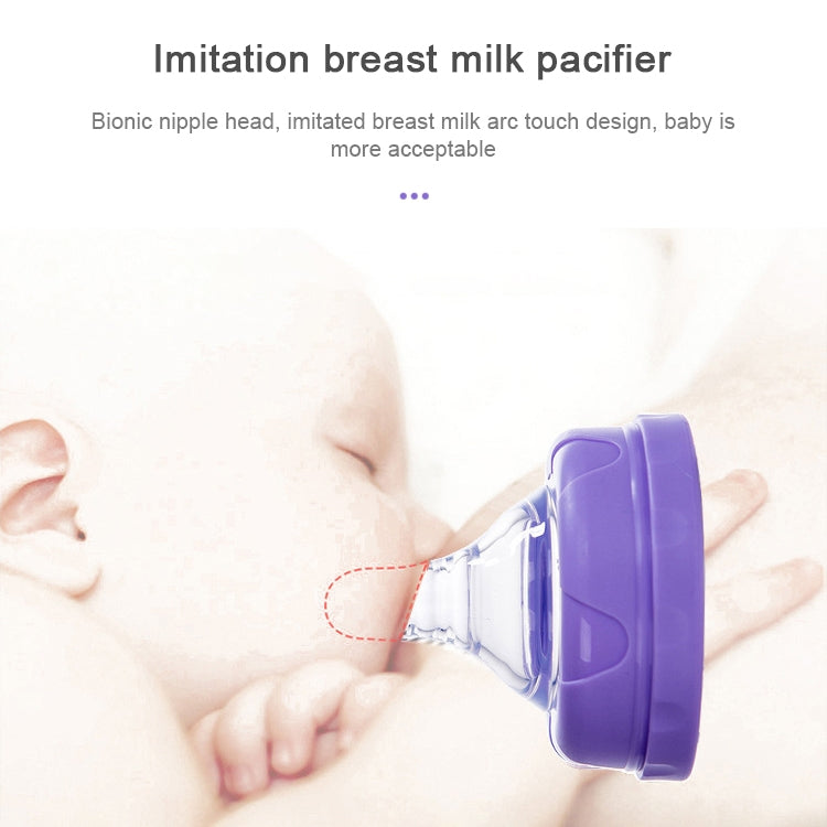 Painless Strength Adjustable Manual Massage Breast Pump(Purple) by buy2fix