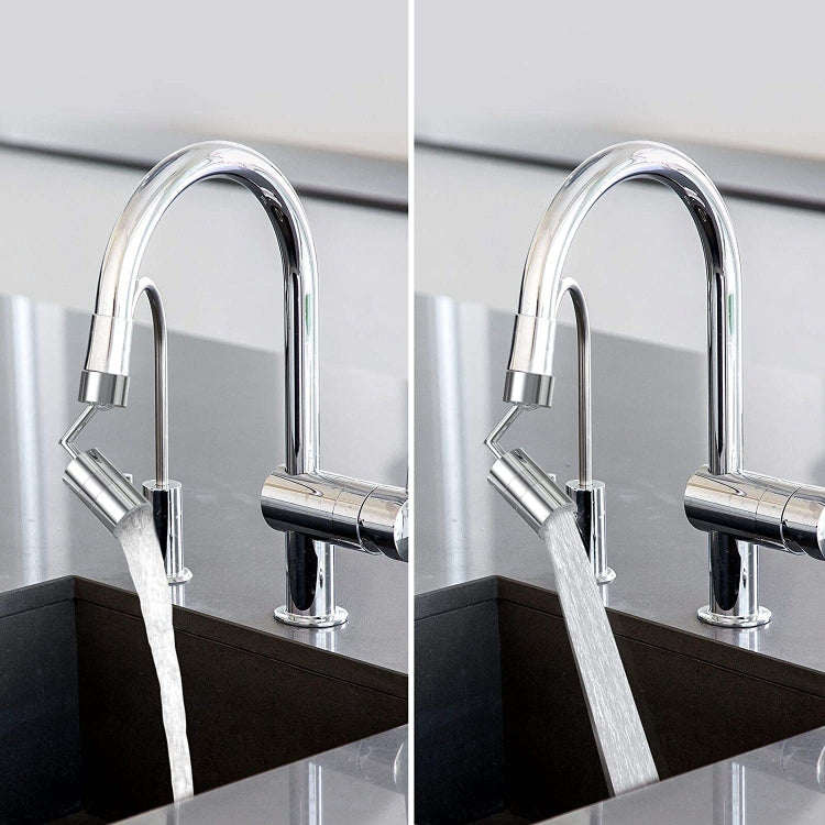 720-Degree Universal Rotating Faucet Anti-Splash Spout Filter Dual-Function Faucet, Specification: Two Sections by buy2fix