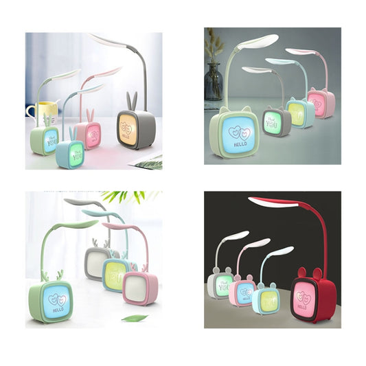 2 PCS Cute Pet USB Table Lamp Energy-Saving Eye Protection LED Bedroom Dormitory Night Light, Random Color Delivery(Archie) by buy2fix