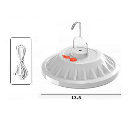 V61 60 LEDs UFO Rechargeable Light Household Emergency Light Bulb Outdoor Camping Night Market Stall Light by buy2fix