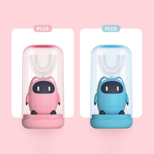 Lanbeibei Children U-Shaped Automatic Electric Toothbrush 2-6 Years Old Plus Version (Pink) by buy2fix