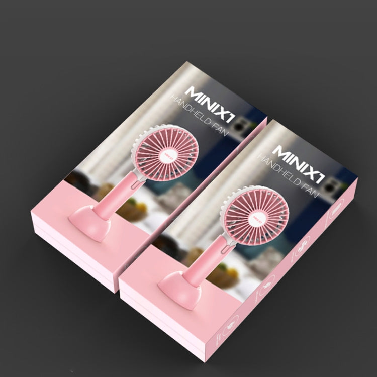 Desktop Portable Handheld Mini Silent Fan, Colour: X2 Pink by buy2fix